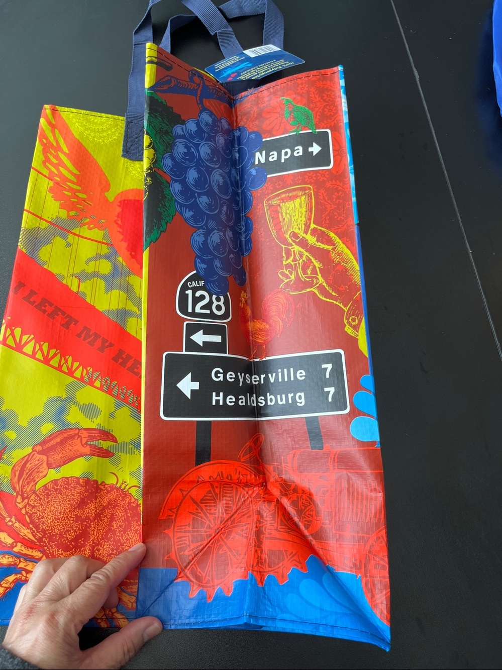 Trader Joe's Reusable Grocery California Bag, NWT - Picture 3 of 7